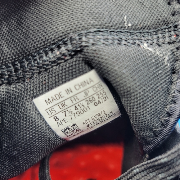 Adidas Dame 7 Extply GCA Core Black White-Vivid Red Mens Shoes Size 8 GV9872 New - Picture 11 of 12